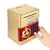 Dekorativa objekt Figurer Electronic Piggy Bank Safe Box Money Boxes For Children Digital Coins Cash Saving Deposit Mini ATM Machine Xmas Gifts 230613