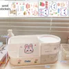 Förvaringslådor BINS CREATTY DESKTOP BOX ARGURISER PLASTLÄGA TRANSPARENT KAWAII INS MULTIFUNCTION STUDENT PEN HOLDER Söt 230613