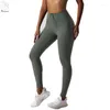 Leggings femininas Yushuhua Cintura com cordão Cintura Yoga Mulheres Ginásio Agachamento Treinamento Calças justas Elástico Calças esportivas de secagem rápida