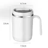 Mugs 500ML Water Mug Easy To Clean Portable Coffee Cup Anti-rust Eco-friendly Creative Large Capacity Stainless Steel Drinking