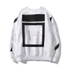 OFFes Men's Hoodies Sweatshirts Sportswear Hoodie Sweatshirt Designerhoodies Mens Womens Fashion Streetwears White Man Pullover Winter Loose AJFJ