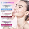 Face Massager Neck Beauty Device LED Pon Skin Care Machine Lifting Firming Wrinkle Removing Whitening 230612