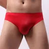 Majaki męskie sportowe oddychające jedwabne bieliznę cienką seksowną niską talię ciasne bystry ultra-cienkie