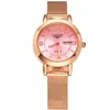 Étanche lumineux montre pour femme étudiante version coréenne simple entièrement automatique double calendrier tendance de la mode net rouge montre femme