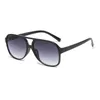Moda tasarımcı trend retro çift kiriş güneş gözlüğü süper hafif kişilik büyük çerçeve güneş gözlüğü