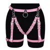 Riemen Sexy Kousenband Harnas Lingerie Vrouw Kous Riem Bondage Goth Been Punk Hiphop Rock Bodysuit Exotische Accessoires