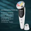 Ansikte massager vibration rynka borttagning Nourish Antiaging LED Microcurrent Skin Rejuvenation Apparat Care Beauty Device 230612