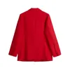 Costumes pour femmes SuperAen 2023 printemps et automne costume manteau femmes coréen rouge Design Blazer veste femmes