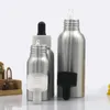 30 ML 50 ML 100 ML di Alluminio e Reagente Liquido Pipetta Bottiglie Contagocce Aromaterapia Oli Essenziali Bottiglie di Profumi Diicb