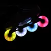 Skate Accessories 100% originele Seba Luminous Led Lighting Inline Skate Wheels 62 64 68 70 72 76 80mm Slalom Roller Skating Flitsende banden Patines 230612