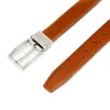 Belts Cowhide Leather Belt Men Designer High Quality Male Genuine Strap Pin Buckle For Jeans Cinturon Hombre
