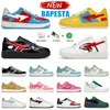 new Fashion Casual shoes Casual Men Women Shoe A Low Shark Black White Camo Stars White Green Beige sude Red Black ge Sax mens trainers Plateforme 36-45