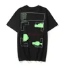 Offes sommar t shirt mens kvinnor designers t-shirts lösa tees 2024 man casual skjorta lyxiga kläder streetwear shorts hylsa polos tshirts size s-x vit 2036