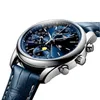 Męski zegarek Business Automatyczne wielofunkcyjne zegarek Sun Moon Star Designer Watch odpowiedni do pracy na imprezę wodoodporną