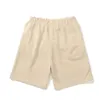 Shorts de algodão masculinos de grife ESS Shorts esportivos com letras coladas nas ruas Calças de basquete masculinas soltas Capris Calças de ginástica Calças de moletom Shorts com cordão na altura do joelho Shorts