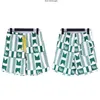 Shorts pour hommes RHUDE lettre flèche géométrie été loisirs hommes et femmes High Street Beach Sports Shorts