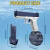 Sand Play Water Fun Gun Automatic Electric Launcher Pistol Toys for Boys Girls Children Pool Beach Outdoor Gifts Kids R230613