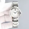 Relógio feminino com movimento de quartzo Relógios de grife 33 mm 36 mm Relógio de pulso feminino Safira 904L Pulseira de relógio de aço inoxidável Montre de Luxe Gift