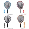 Fishing Accessories Fly Fishing Landing Net Outdoor Fishing Brail Blue Soft Rubber Material Landing Net Eva Handle Fishing Nets Tool Accessory 230612