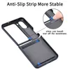 Custodia in pelle pieghevole magnetica per OPPO Find N2 Flip Ring Design Touch Slim e Fit Stand Wallet