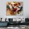 Contemporary Canvas Wall Art Kafe Handmade Modern Decor for Hotel Room Decor