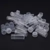 Scatole di stoccaggio Contenitori 50200 PCS 5ML Mini provette trasparenti in plastica a fondo piatto con tappi a vite Contenitori per lozioni da viaggio cosmetiche 230613