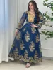 Podstawowe sukienki swobodne Eid Kobiety luźne sukienki Abaya Muzułmańska impreza Ramadan haft haftowa abayas caftan kaftan siatka vestidos szat Dubai Arab Turkey 230613