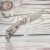 EVIL EYES Custom New PT Folding Knife Fashion Titanium Handle High Hardness CPM 20CV Blade Outdoor Equipment Tactical Pocket EDC Camping Survival Tools