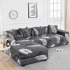 Capas de cadeira elástica para sofá para sala de estar L Shape Need Buy 2 peças Stretch Corner Couch Covers Slipcovers Poltrona 1 2 3 4 lugares 230613