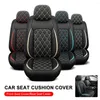 Housses de siège de voiture housse universelle en cuir PU coussin de protection avant et arrière toutes saisons adaptées aux berlines SUV camion