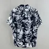 Męskie koszulki Wacko Maria Ghost czaszka nadruk Fancy Loose Fashion krótkie rękawy American High Street unisex pary koszula