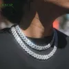 New Arrival Cuban Chain Full Iced Out Vvs Moissanite Diamond Can Customization Cuban Link Chain Hip Hop Necklace