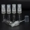 Klasyczne 2 ml szklane szklane butelki perfum z mgłą Atomizer Przezroczyste butelki parfum 2 ml do sprayu pojemnik na pompę zapach hurtową 1000pcs darmowe DHL