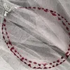 Collier ras du cou Unique chaîne de gouttelettes de sang rouge gothique Punk court pour les femmes Cosplay fête bijoux accessoires cadeaux