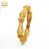 ANIID 24K Dubai Braccialetti Bracciale africano in oro per le donne Intero Designer Gioielli in lega Matrimonio Gioielli hawaiani di lusso 220713208a