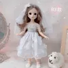 Куклы 30 см. Кукла 1 6 BJD Fashion Body Make Up 3D Eyes 23 Длинные длинные волосы Красивая игрушка принцесса DIY для девочек 230613