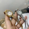 Horloges Luxe diamanten ingelegd horloge Roestvrij staal Waterdicht Kwarts Dames Unieke pols Relaxo Femino Meisje Geschenkdoos