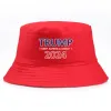 DHL Shipping Trump 2024 Hat Bucket Sun Cap USA Presidential Election Fisherman Hats Elections Baseball Caps Wholesale JN13