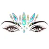 3D Acrylic Glitter Rhinestone Temporary Sexy Face Tattoo Sticker DIY Kids Holiday Party Masquerade Body Facial Jewelry Tattoo