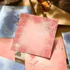 Sheets Rose Art Paper Bronzing Light Retro Memo Pad For Scrapbooking DIY Decorative Material Collage Journaling