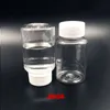 Garrafa de plástico PET transparente garrafa de boca larga para embalagem de remédios e alimentos 5ml a 300ml atacado Aodbp