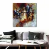 Peinture à l'huile florale abstraite sur toile Musika Artwork Contemporary Wall Decor