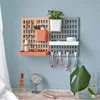 Badrumshyllor Hålskivor Vägghylla Hooks Selfadhesive Storage Rack Desk Organizer Room Organisation Olika hemtillbehör 230613