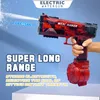 رمال تلعب المياه المرح 2023 جديد لعبة البندقية Cool Electric Gun Maker Watergun Childring Energy Pray Pistol R230613