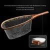 Fishing Accessories SF Fly Fishing Landing Net Soft Rubber Small or Big Mesh Trout Catch and Release Net without the Magnet 230612