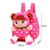 Backpacks Cute Kids Toddler Backpack Plush Toy Snack Travel Bag PreSchool Bags for Girls 15 Years Old Kindergarten Cartoon 230613