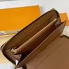 Luxury Men Women Wallets Top Designer Wallet Credit Card Coin Wallet M60003 Fashion Classic Zipper Leather Purse High-quality Clutch Bag