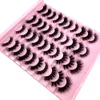 Makeup Tools HbzgtLad 400 par 20 lådor Natural 3D Mink False Eyelashes Fake Eye Lashes Faux Cils Make Up Beauty Wholesale 230612