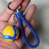 Keychains Fashion PVC Volleyball Keychain Ornaments Business Gifts Beach Ball Sport For Players Men Women Key Chain Gift