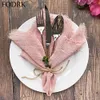 منديل طاولة 10pcs Cloth Christmas 17x17 '' Serving Decor Decied Faceel for Kitchen Wedding Decoration Party Linen Gauze 230613